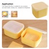 Healvian Mini Fridge Plastic Cheese Storage Containers with Airtight Lid