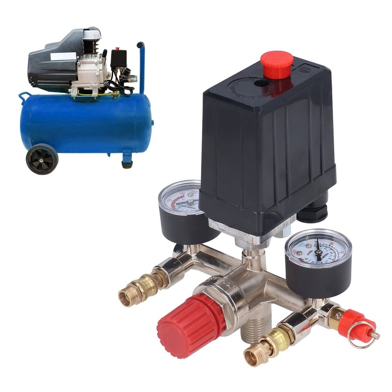 CYTGOUPER 90-120PSI Adjustable Air Compressor Pressure Control Switch Valve,Air Compressor