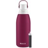 Brita Stainless Steel Water Filter Bottle, Ruby, 32 Ounce, 1