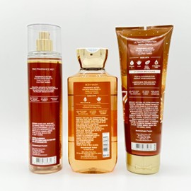 Jolly Gingerbread Village Bath and Body 3-Piece Bundle | Fine Fragrance Mist, Body Wash and Ultimate Hydration Body Cream