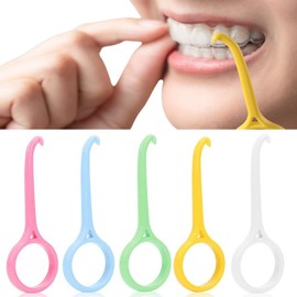5 Pieces Aligner Removal Tool Retainer Remover Tool Kits Invisible Chew and Remover Tool Aligner Braces Remover Hook Remover Tool for Tooth Cleaning Oral Care