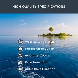 Easypix Aquapix W3027-O Wave Gold Digital Camera 5 Mill Pixel Waterproof Orange