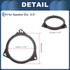 INFINAUTO Speaker Spacer Ring Tweeter Speaker Spacer Adapter Front Rear