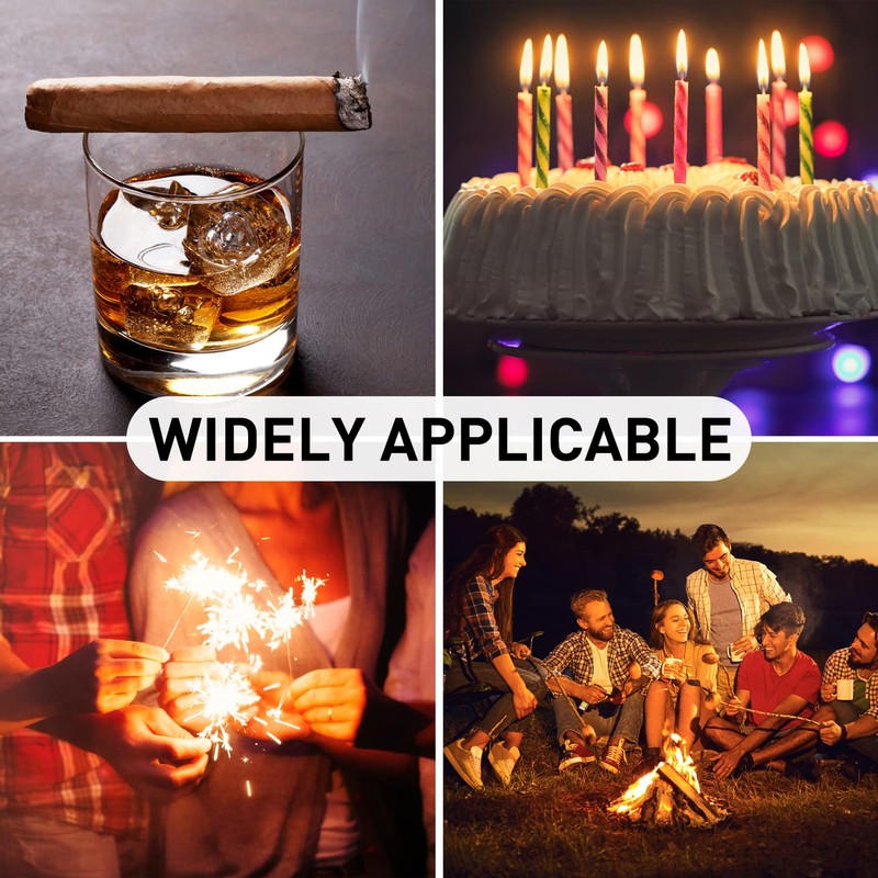 Kantion Torch Lighter, 4 Jet Flame Lighter Refillable Butane Windproof