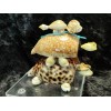 Bobble Head Cowrie Shell Riding Turtles