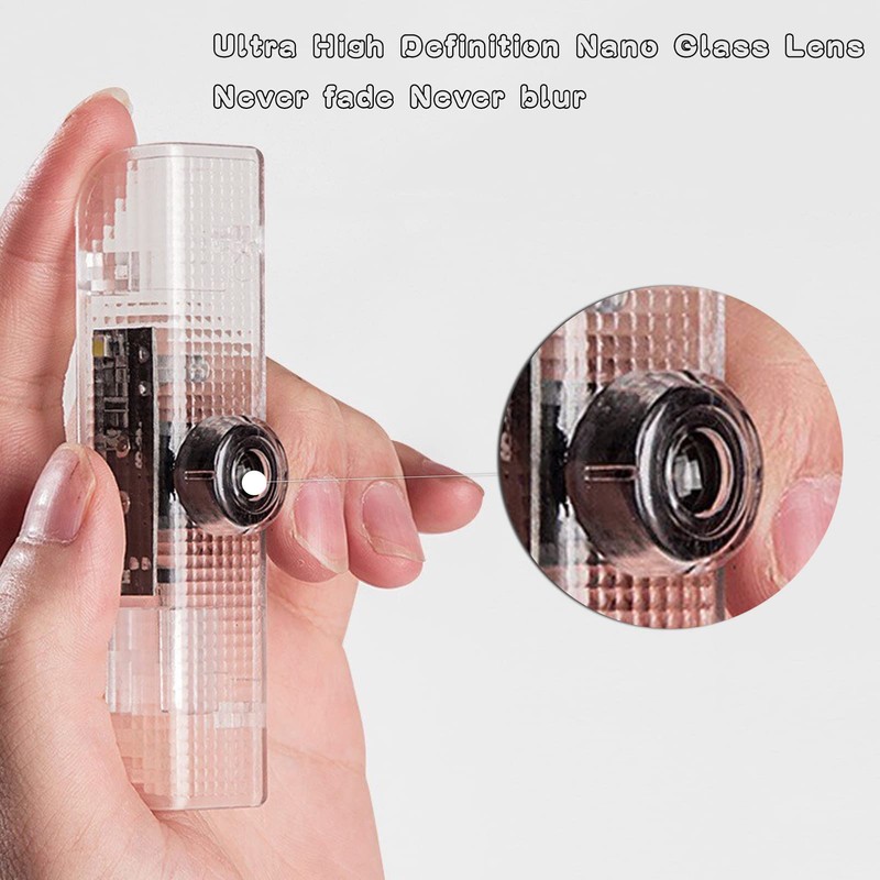 Never Fade HD LED Door Light Logo Projector Compatible with