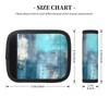 DXTKWL Modern Teal Turquoise Grey Texture Luggage Handle Wraps for