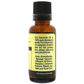 Plantlife Bergamot Aromatherapy Essential Oil - Straight from The Plant 100% Pure Therapeutic Grade - No Additives or Fillers - 30 ml