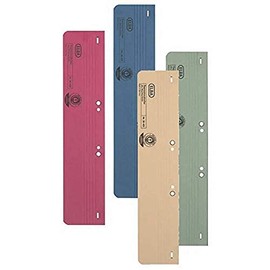 Elba Eyelet Folder for DIN A4 and Folio, Recycled Cardboard, Red, Pack of 25