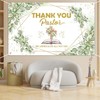 Joliaco Thank You Pastor Banner Gold and Green Eucalyptus Leaves