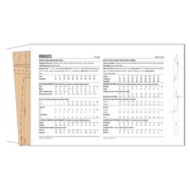 Butterick Misses' 1950's Vintage Dress and Bolero Jacket Sewing Pattern Kit, Design Code B6923, Sizes 16-18-20-22-24