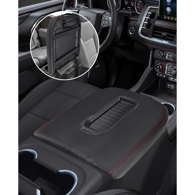INTGET Center Console Cover for Chevy Silverado & GMC Sierra