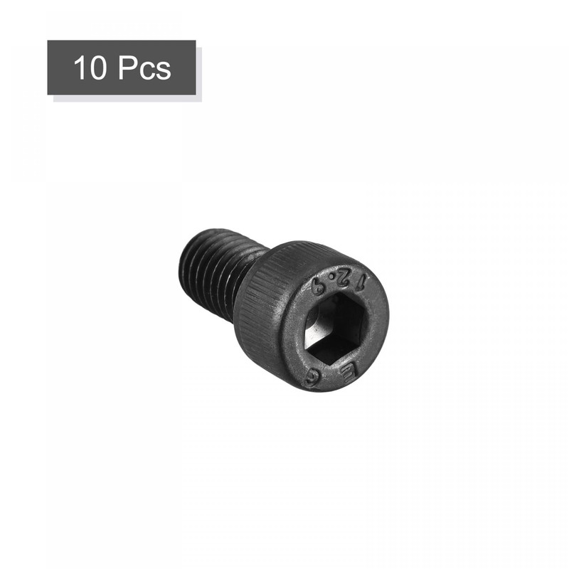 sourcing map M8x14mm Socket Head Bolts 12.9 Grade Alloy Steel