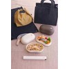 Sabu 370724 Wadan Musubi Bean Bento Box, Brown, 16.5 fl