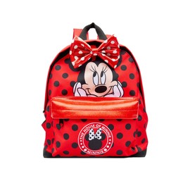 KP Pharma Unisex Kid's Roxy Childrens Backpack, Red-Minnie Mouse, Pack of 1