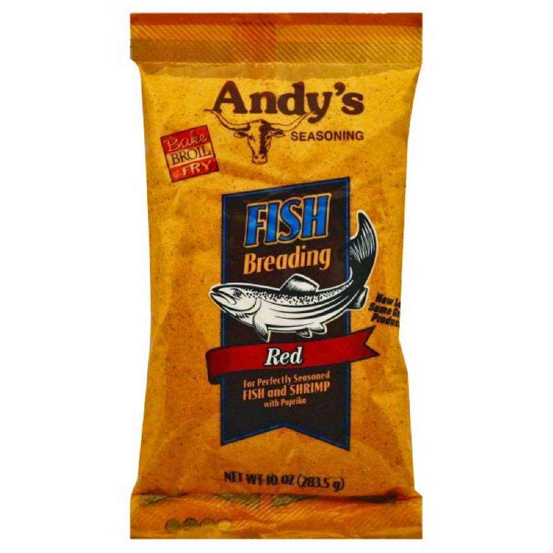 Andy's Seasoning Fish Breading - 3 PACK (1 ea Red,