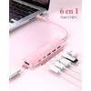 LENTION 6 en 1 Adaptador USB C a HDMI 4K60Hz,