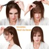 MAJO-MX Flequillo Extension De Cabello Natural Con Clip