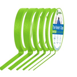 EDSRDRUS Thin Painters Tape 1/8", 1/4", 1/2" Width Options Painter's Tape Paint Tape Fine Line Masking Tape, Pinstriping Tape, DIY Art, Wall Decoration, Car Auto Paint Smart Selection 3" Large Core