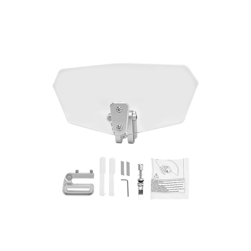 Upgraded Motorcycle Windshield Extender - Heavy Duty Universal PVC Wind