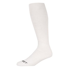 Pro Feet Mens Acrylic Multi-Sport Tube Sock - 3 Pair Pack - WHITE 10-13