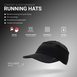 Gone For a Run Runners Lightweight Comfort Performance Hat | Midnight