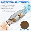 Yeoflagtrade 3.0" Universal Catalytic Converter, 3.0 Inch Inlet/Outle Cat Converter