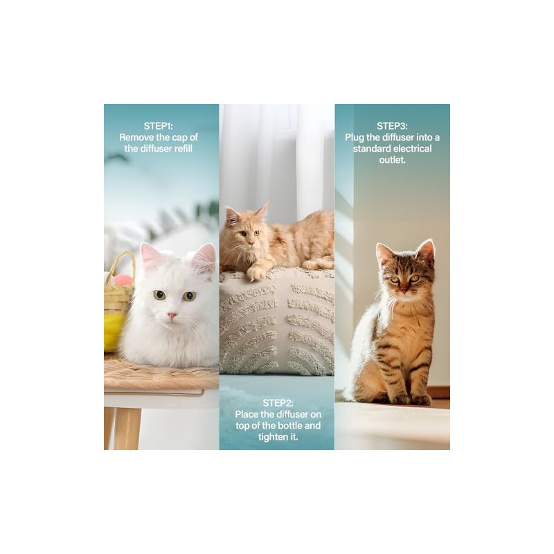 Cat Calming Diffuser Refill 6 Pack Cat Calming Pheromone Diffuser
