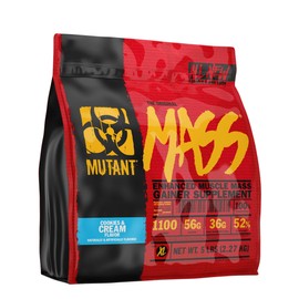 Mutant Mutant Mass | Weight Mass Gainer Protein Powder - high Calorie Protein Powder for Mass gain - Cookies and Cream - 5 Pound