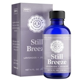 Woolzies 100% Pure & Natural Still Breeze Essential oil Blend | Lavender & Jasmine Therapeutic Grade Oil Blend | Use with Wool Dryer Balls or Oil Diffuser (4 Fl Oz)