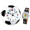 Atlanta Kinderwecker ohne Ticken Fußball WM + Kinderarmbanduhr - 1199