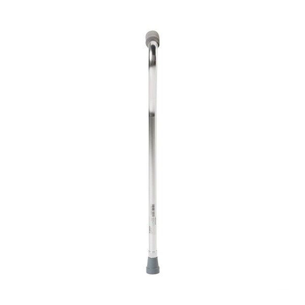 McKesson Offset Cane, Adjustable, Silver, Aluminum, 30 in to 39 in, 300 lbs Weight Capacity, 1 Count
