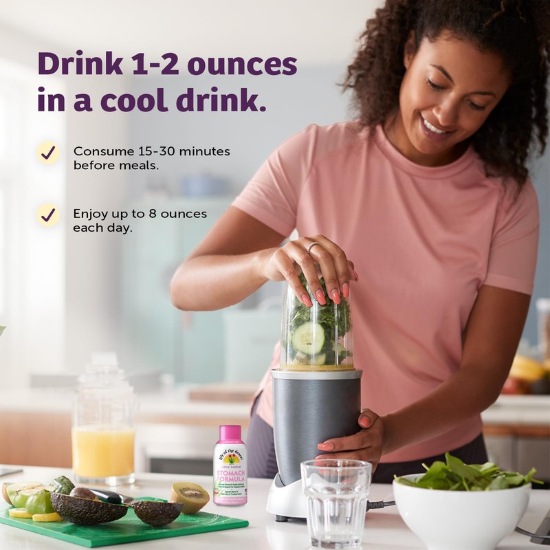 Lily of the Desert Stomach Formula Shot, 12-Pack – Organic