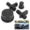 Acouto PCV Reroute Fitting Kit with Port Plug Resonator Plug,