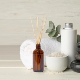 Handmade Reed Diffuser - 4oz Fragrance 12 Fragrances - Long Lasting Home Scent