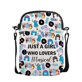UJIMS Tracy Fans Crossbody Bag Hairspray Musical Merch Broadway Musical Lover Gift Hairspray Musical Inspired Gifts (HairsprayMusicalBAG)