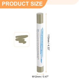 HARFINGTON 5pcs Wood Filler Sticks Wooden Wax Touch Up Furniture Repair Crayons for Scratch Hole Wood, Khaki C