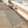 AMOAMI Upgraded Waffle Runner Rug Super Absorbent Non Slip Bath