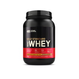 Optimum Nutrition Gold Standard 100% Whey Protein Powder, Chocolate Peanut Butter, 2 Pound (Pack of 1) - Packaging May Vary