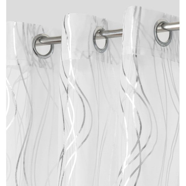 Intimates Window Voile Semi Transparent Sheer Curtains, Window Voile Curtains