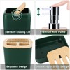 Bathroom Accessory Set 9 Piece Hunter Green Bathroom Set with