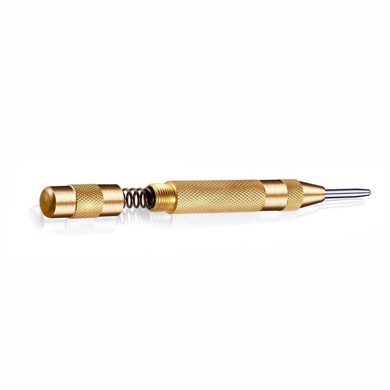 5 PCS Step Drill Bit, Automatic Center Punch, 50 Size