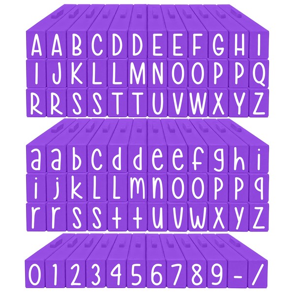 Pegz Medium Size Connectable Letters & Numbers 84 Piece Hey