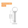 sourcing map 4Pcs 10mmx45mm Quick Release Pins, Carbon Steel Marine