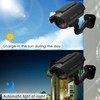 Twilight Garage 2 Packs Black Dummy Camera Waterproof Bullet Simulated