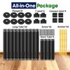 LooftMate Industrial Pipe Table Leg for Bar Height Pub Table,