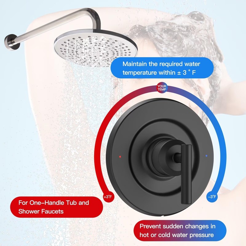 HaeKap Stainless Steels Escutcheon Replacement for Most Chateau One-Handle Tub