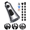 Universal Chrome Faucet Head Replacement with 15 Adapters Compatible with