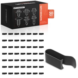 A-Premium 50PCS Metal Wire Loom Clamp Clips Fastener Compatible with Ford & GM Models