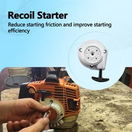 Quealzara Rewind Starter Recoil Starter Compatible with Stihl FS94R KM94R HL91K HL94 HL94K FS94 KM94 HL91 FS94C FS94RC Replaces 4149 190 4001, Trimmer Starter